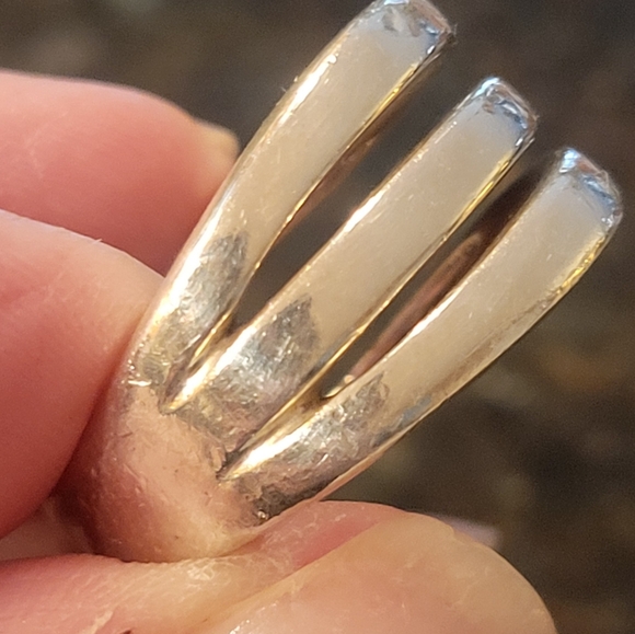 Silpada 925 Sterling Silver Triple Bar Ring R1618 - Picture 6 of 6